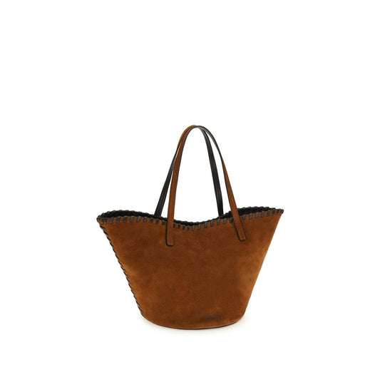 Borsa a mano STAUD Caro in camoscio marrone