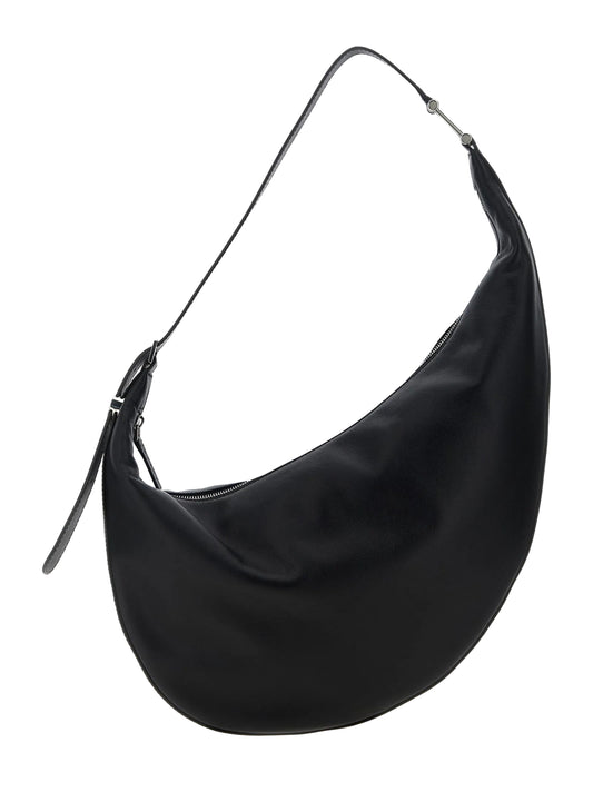 Borsa Hobo piccola Marni Dot in pelle nera