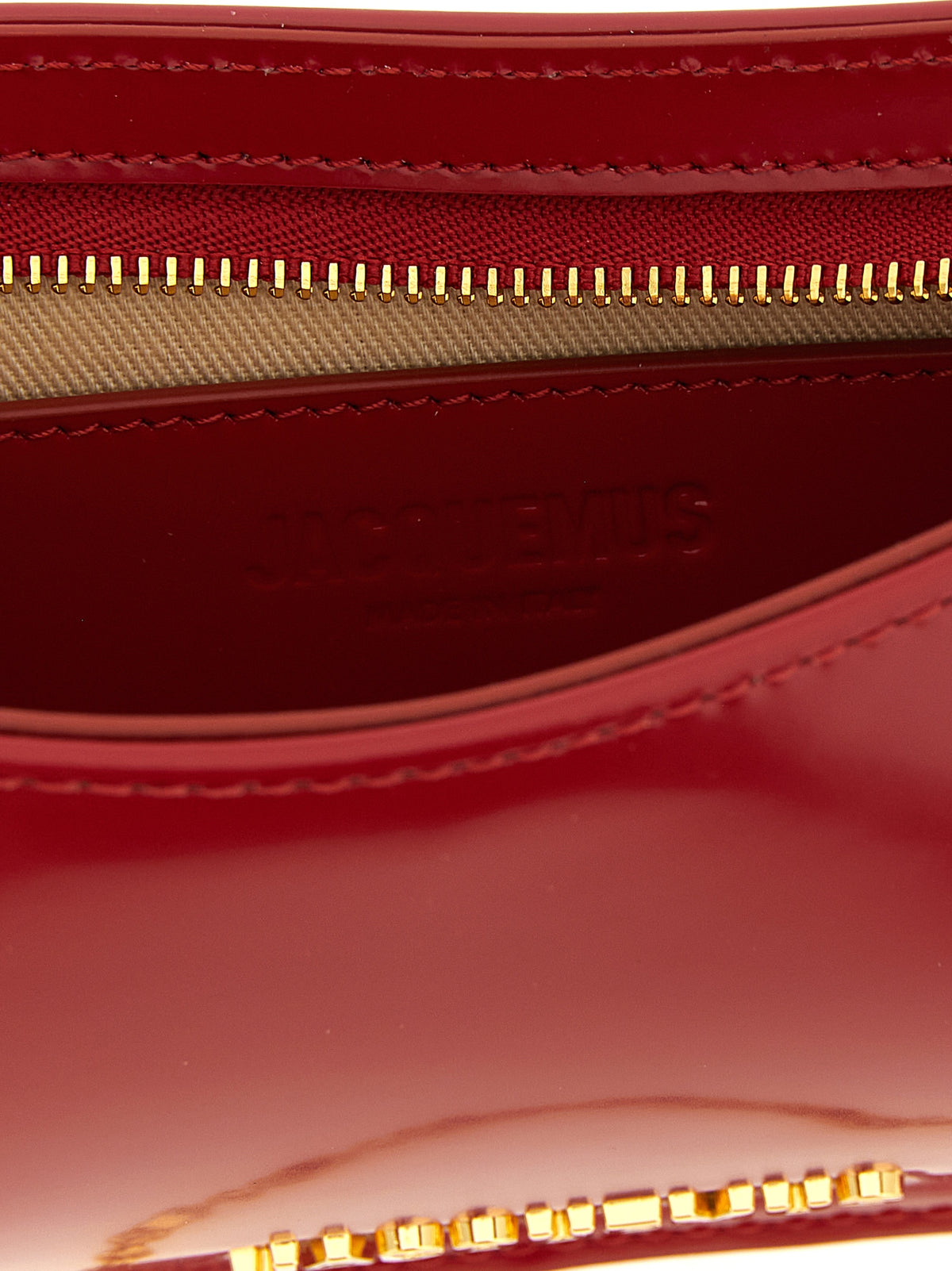 Jacquemus Le Petit Bisou Chaîne in rosso