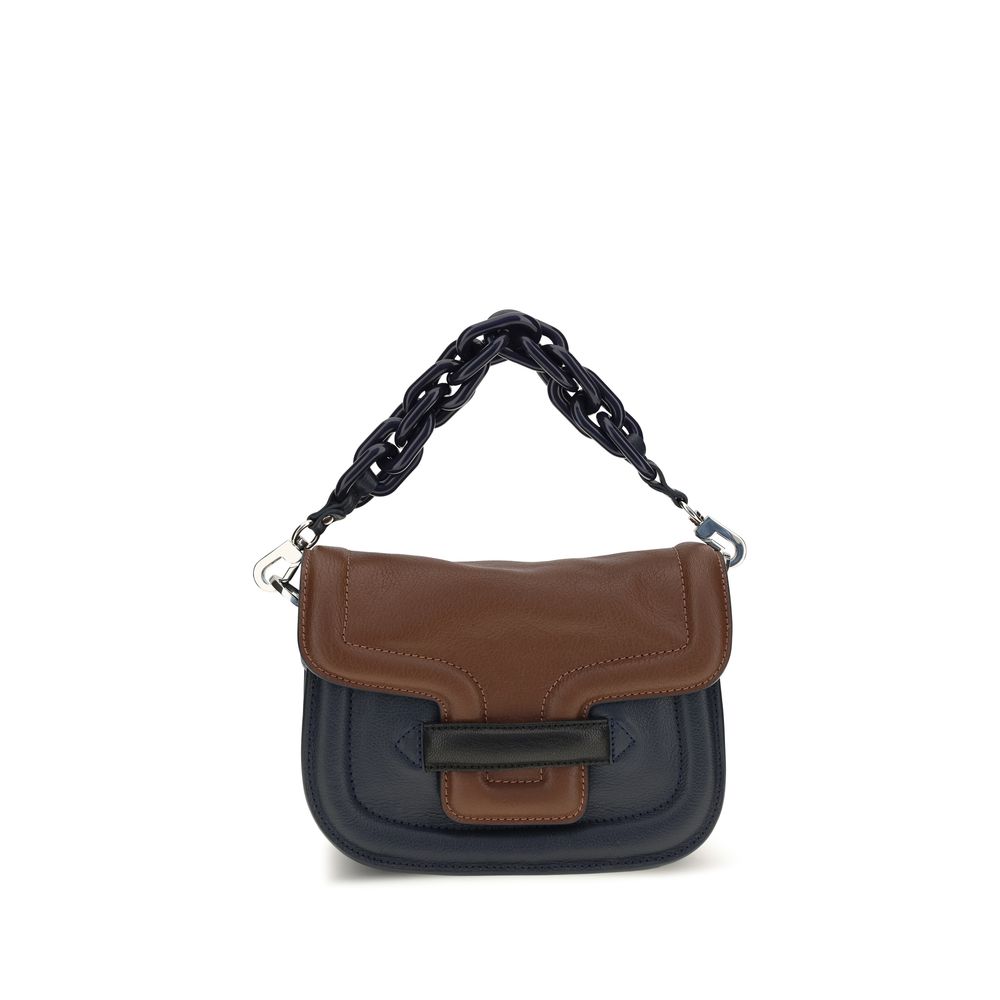 Borsa Mini Alphaville di Pierre Hardy in blu navy e marrone