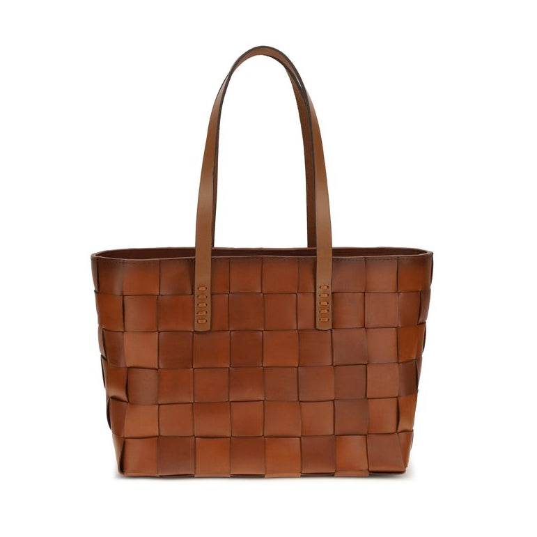 Borsa tote in pelle color cuoio Dragon Diffusion Japan | Brera Studio