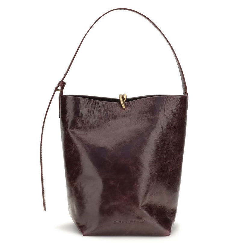 Borsa a secchiello Doudou Tout Le Jour di Benedetta Bruzziches in bordeaux