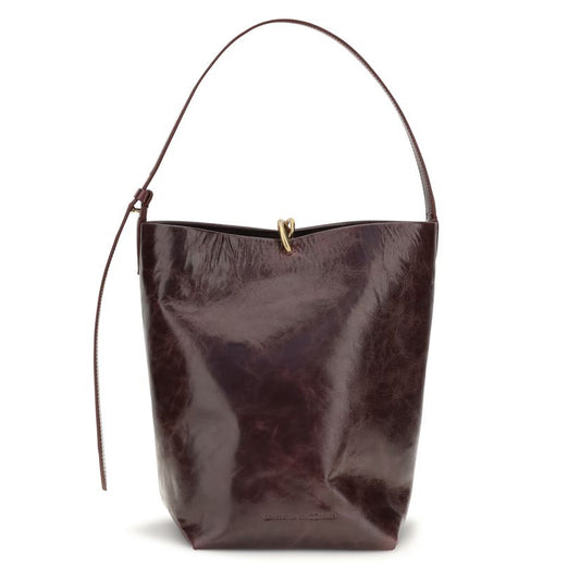 Borsa a secchiello Doudou Tout Le Jour di Benedetta Bruzziches in bordeaux