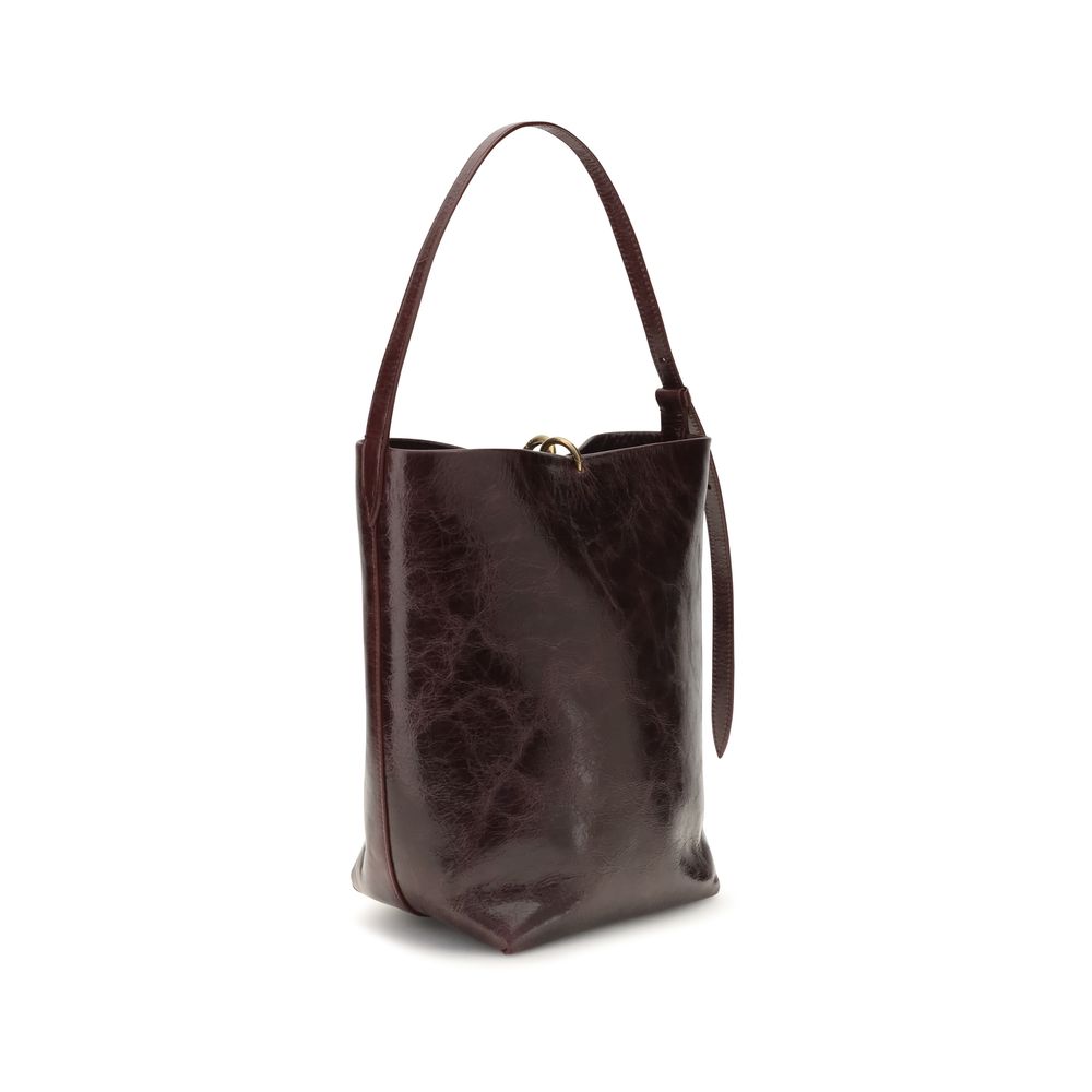 Borsa a secchiello Doudou Tout Le Jour di Benedetta Bruzziches in bordeaux