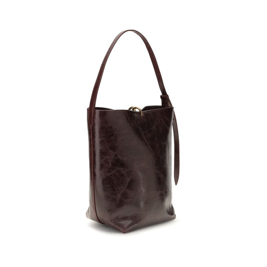 Borsa a secchiello Doudou Tout Le Jour di Benedetta Bruzziches in bordeaux