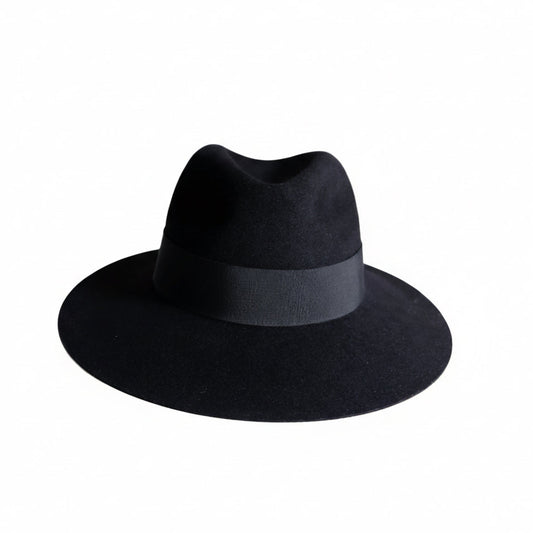 Dalila — Black Wool Fedora