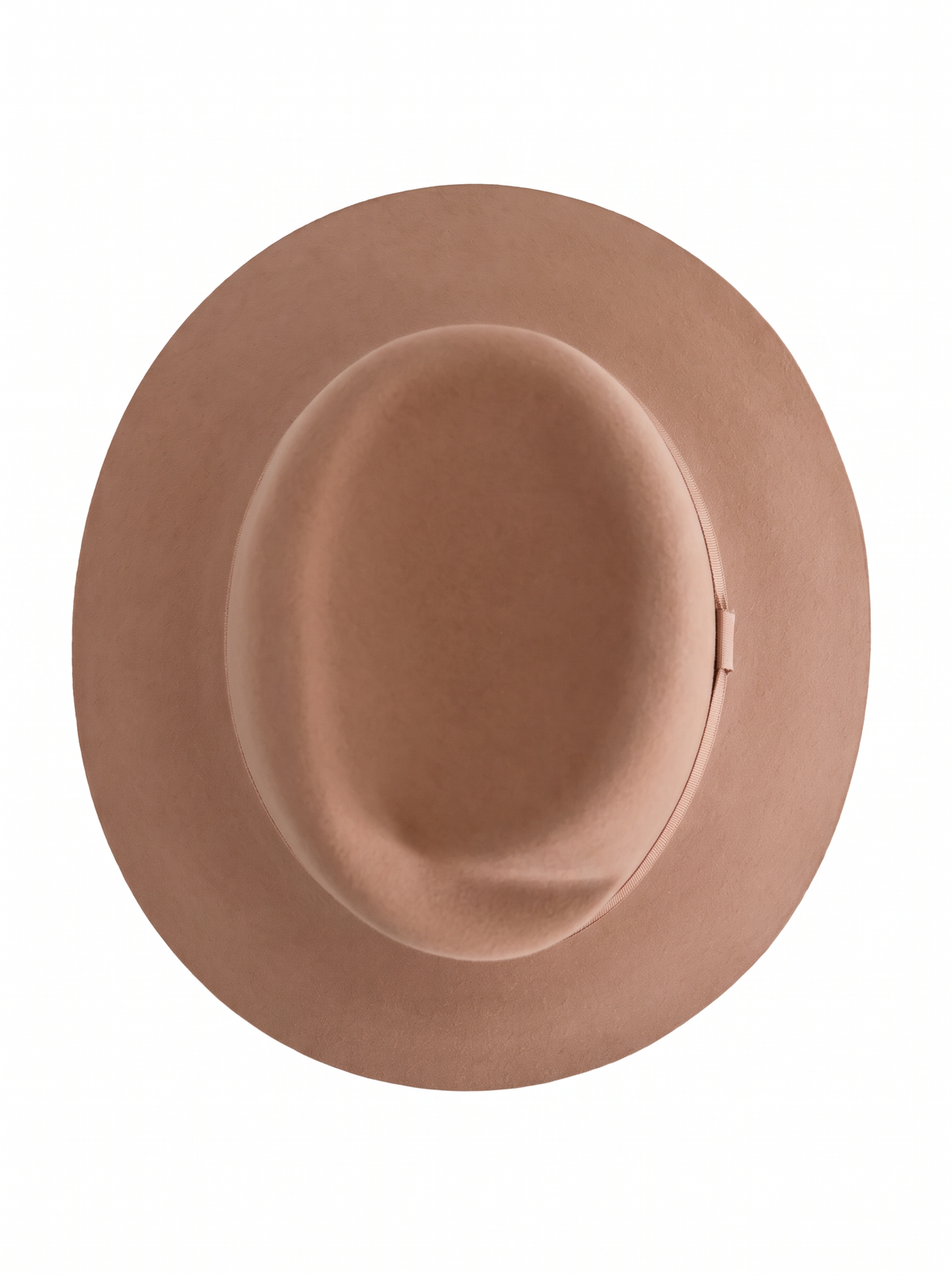 Virna — Pălărie Fedora Sculpturală Camel