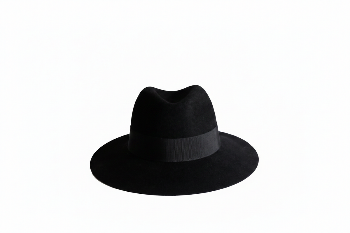 Dalila — Pălărie Fedora din lână neagră