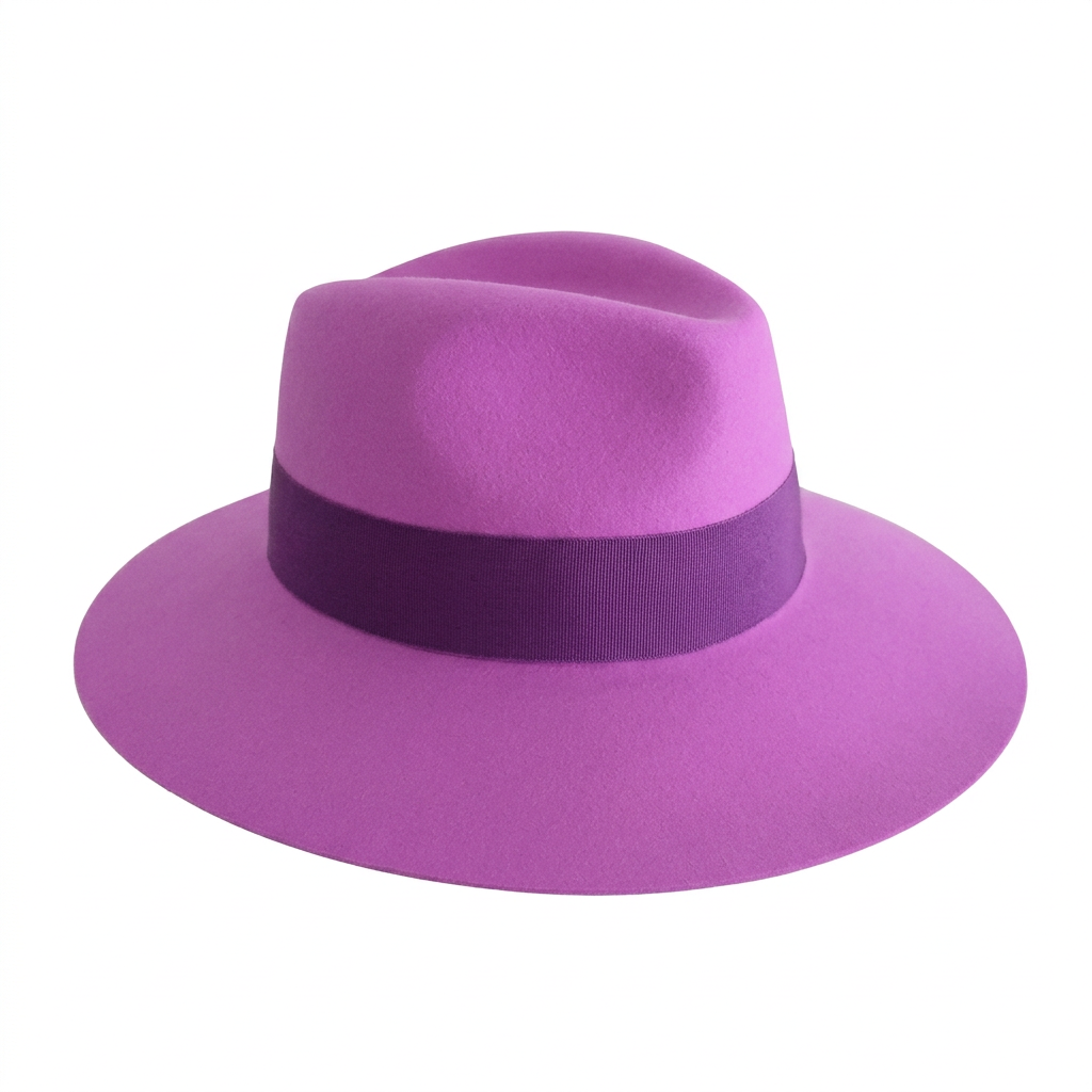Loredana — Fedora in lana viola
